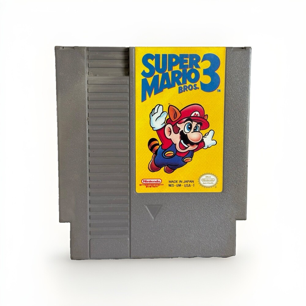 Super Mario Bros 3 Nintendo NES Platformer Video Game Cartridge